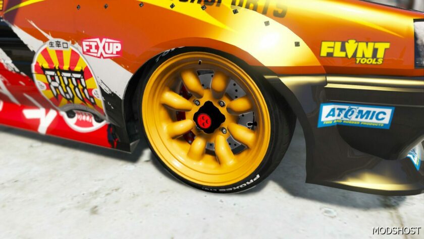 GTA 5 Vehicle Mod: RS Watanabi 8 Spokes (Featured)