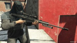 GTA 5 Weapon Mod: Barrett M107A1 Replace, 29 Inch, 20 Inch (Featured)