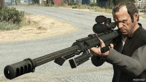 GTA 5 Weapon Mod: Barrett M107A1 Replace, 29 Inch, 20 Inch (Image #2)