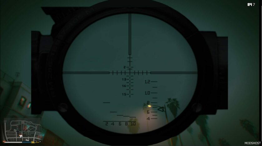 GTA 5 Weapon Mod: Realistic Scope Reticles (Featured)