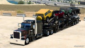 ATS Trailer Mod: SUN Valley Car Carrier 1.49 (Featured)