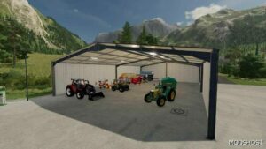 FS22 Placeable Mod: Easy Steel Sheds SET V1.0.1 (Featured)