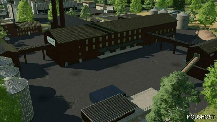 FS22 Object Mod: Sugar Factory (Prefab) (Featured)