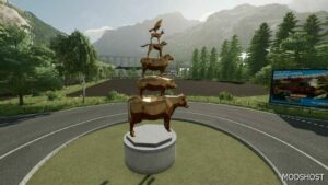 FS22 Object Mod: Animal Statue Prefab (Featured)