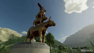 FS22 Object Mod: Animal Statue Prefab (Image #2)