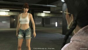 GTA 5 Player Mod: Gina from Midnight Club II (Menyoo) (Image #2)