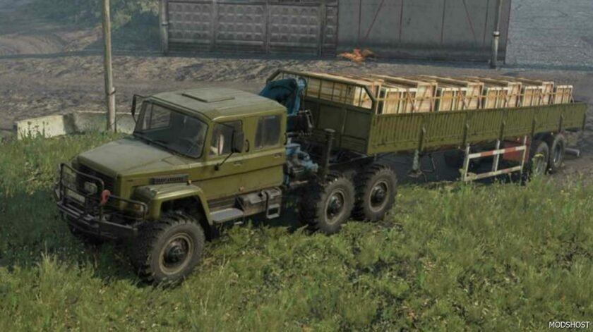 SnowRunner GAZ Mod: -3908 Truck V.1.20 (Featured)