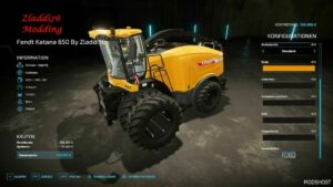 FS22 Fendt Tractor Mod: Katana 650 (Image #3)