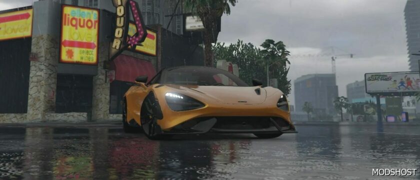 GTA 5 McLaren Vehicle Mod: 765LT Spider Hard TOP Custom Add-On (Featured)