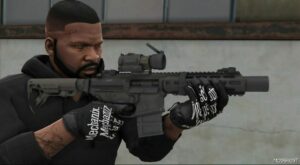 GTA 5 Weapon Mod: Honey Badger from MW 2022 (Featured)