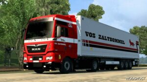 ETS2 MAN Skin Mod: VOS Zaltbommel for MAN by Player Thurein 1.49 (Featured)