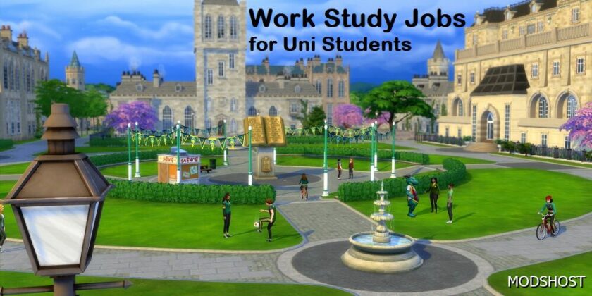 Sims 4 Career Mod: Part-Time University Jobs (Featured)