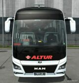 ETS2 MAN Skin Mod: NEW MAN Lion’s Coach 2023 Altur Turi̇zm 1.49 (Featured)