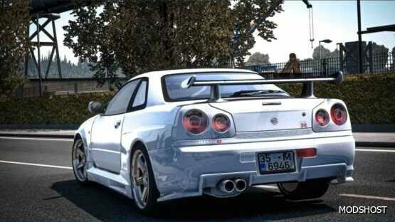 ATS Nissan Car Mod: Skyline GT-R R34 1.49 (Featured)