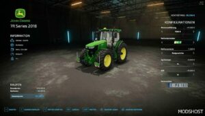 FS22 John Deere Tractor Mod: 7R Agribumper (Image #2)