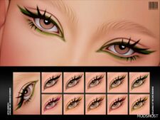 Sims 4 Eyeliner Makeup Mod: N324 (Featured)