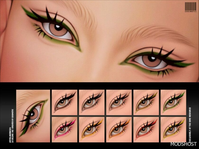 Sims 4 Eyeliner Makeup Mod: N324 (Featured)