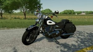 FS22 Vehicle Mod: Harley-Davidson Heritage Springer 2002 (Featured)