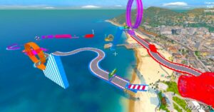 GTA 5 Map Mod: Maga Ramp Stunt Challenge (Bike, Super CAR, Boat) (Featured)