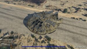 GTA 5 Vehicle Mod: Star Wars Millennium Falcon with Interior Add-On (Image #3)