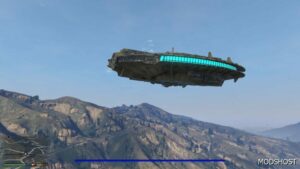 GTA 5 Vehicle Mod: Star Wars Millennium Falcon with Interior Add-On (Image #5)