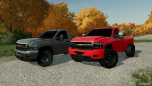 FS22 Chevy Car Mod: Silverado 2500 Short BED V1.0.0.1 (Featured)