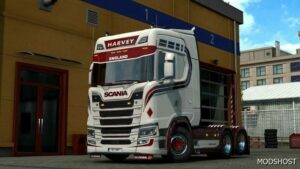 ETS2 Scania Part Mod: S/R NEW Sunshield 1.49 (Image #2)