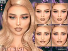 Sims 4 Blush Makeup Mod: Haley Blush N12 (Featured)