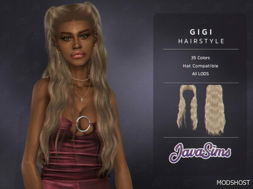 Sims 4 Female Mod: Gigi Hairstyle (Featured)