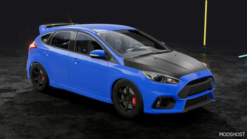 BeamNG Ford Car Mod: Focus RS (2018) 0.31 (Featured)