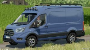 FS22 Ford Car Mod: Transit MK8 L2 (Featured)