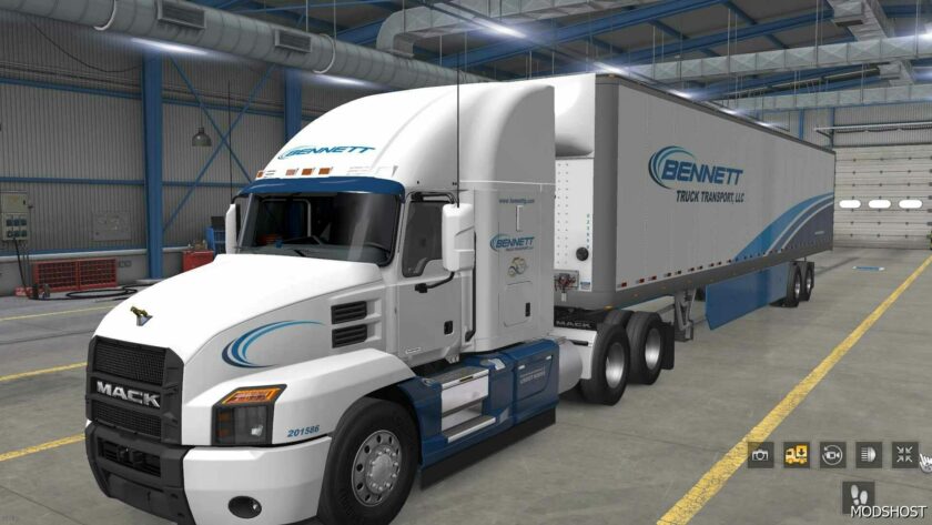 ATS Skin Mod: Bennett Truck Transport 1.49 (Featured)