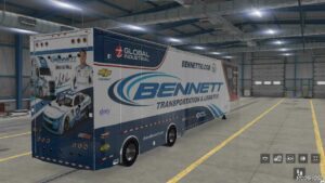 ATS Skin Mod: Bennett Truck Transport 1.49 (Image #5)