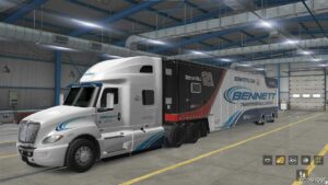 ATS Skin Mod: Bennett Truck Transport 1.49 (Image #7)