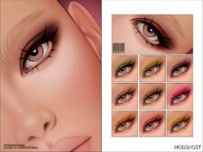 Sims 4 Eyeshadow Makeup Mod: Basic Matte Eyeshadow N289 V1 (Featured)