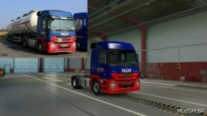 ETS2 Mercedes-Benz Mod: Alfred Talke Skin for Schumi’s Mercedes Benz Actros MP3 1.49 (Featured)