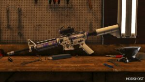 GTA 5 Weapon Mod: M4A1 Gray Raven XXI Animated – Fivem / SP (Image #2)