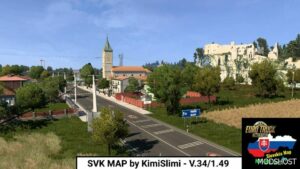 ETS2 Mod: SVK Map by Kimislimi V.34B/1.49 – Demo – “FIX” (Featured)