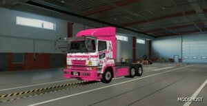 ETS2 Skin Mod: Nikke: Goddess of Victory (Bunny Girl) Liveries for Fuso SG Super CAB (Image #2)