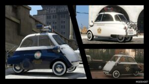 GTA 5 BMW Vehicle Mod: Isetta 1957 300 Lspd, Lssd, Bcso (Featured)