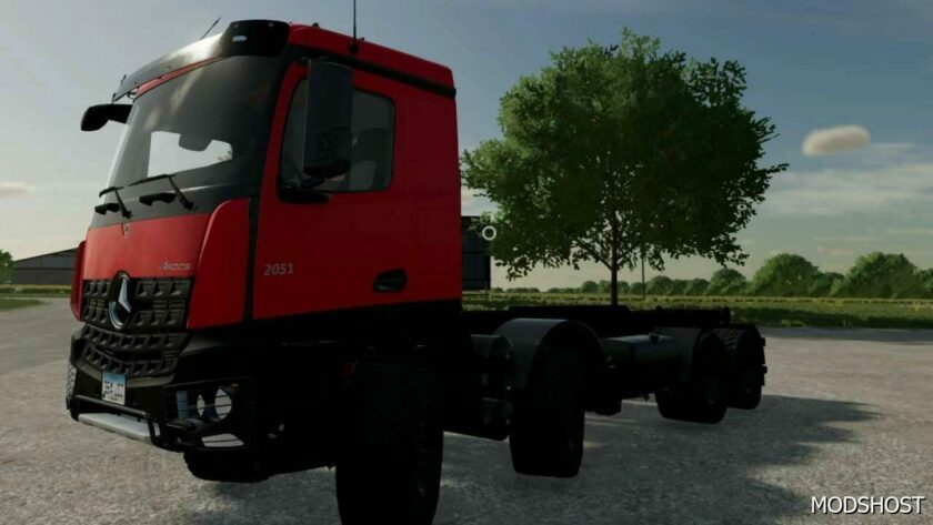 FS22 Mercedes-Benz Truck Mod: Mercedes Arocs 8×8 Itrunner (Featured)