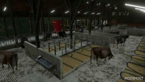 FS22 Placeable Mod: Medium Sized COW Barn (Image #2)