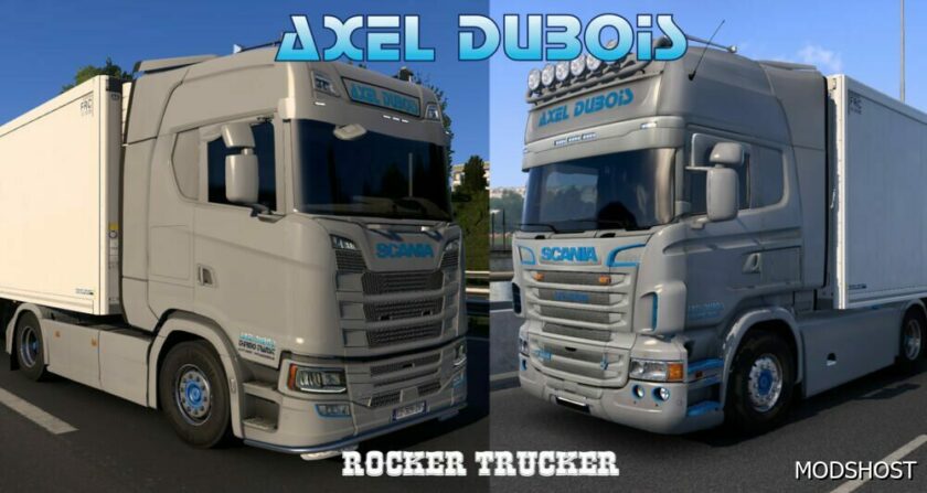 ETS2 Scania Mod: Axel Dubois Skin Pack 1.49 (Featured)