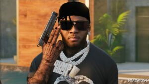 GTA 5 Player Mod: Dump Rich Chain for Franklin (Image #2)