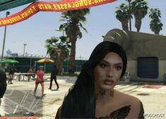 GTA 5 Player Mod: Pretty MP Face with Dimples , Edges and More (Image #2)