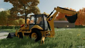 FS22 Caterpillar Tractor Mod: 420FIT Backhoe (Image #2)