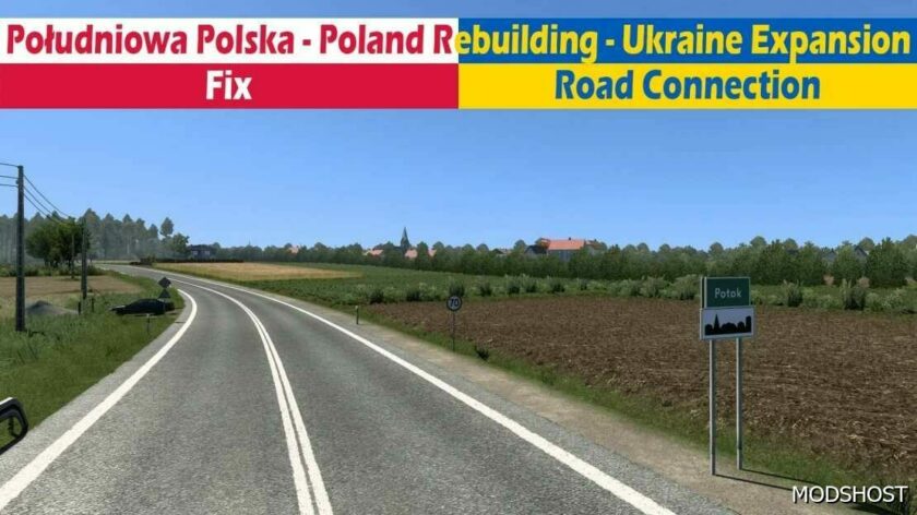 ETS2 Map Mod: Polska Południowa - Road Connection FIX V1.1 (Featured)