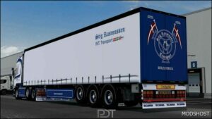 ETS2 Scania Truck Mod: R580 + Trailer Stig Rasmussen V10 (Image #2)