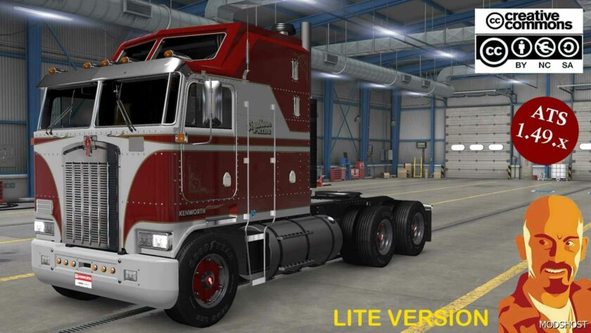 ATS Kenworth Truck Mod: K100 V6.0 1.49 (Featured)