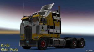 ATS Kenworth Mod: K100 Skins Pack V3.0 1.49 (Featured)